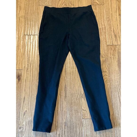 Theory black ponte pull on legging pants size M - Picture 11 of 11